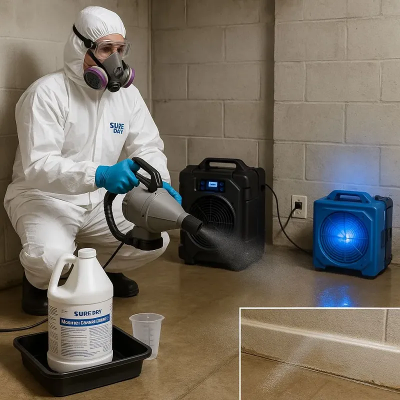 Sanitization and Odor Removal process in Newfield, ME